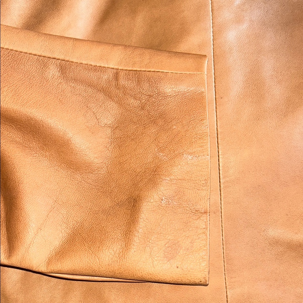 Giorgio Brutini Men's Brown Leather Blazer Jacket - Picture 16 of 16